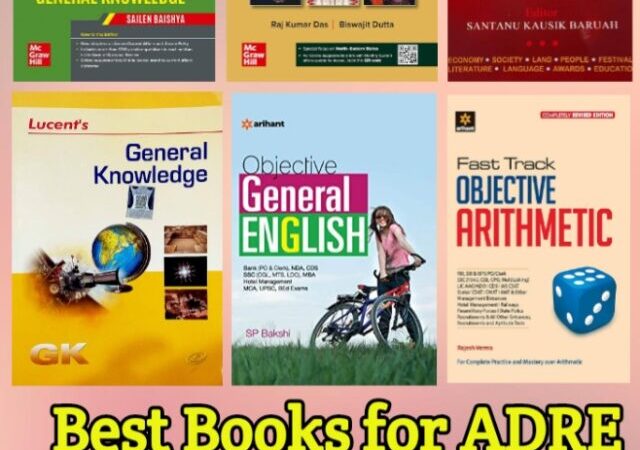 ADRE book | Best Books for Assam Direct Recruitment Examination 2023